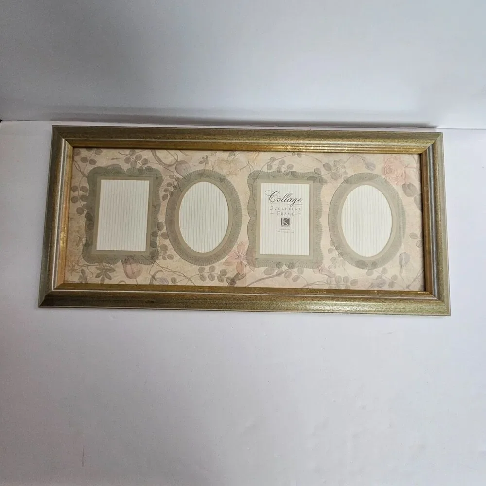 Share Collage Picture Frame K&Company 4 Opening Collage Wood Wall Hanging 22.25